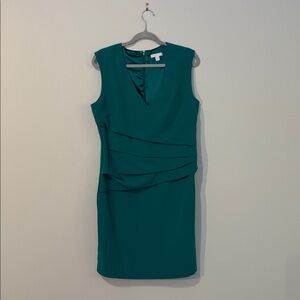 New York & Company Turquoise Stretch Dress